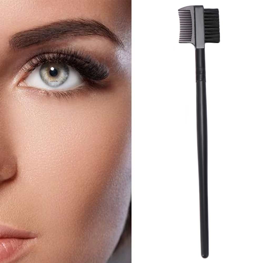 Dual Head Double Ended Makeup Tool Eyelash Brush Eyebrow Brush Comb Eyebrow Comb Makeup Brushes
