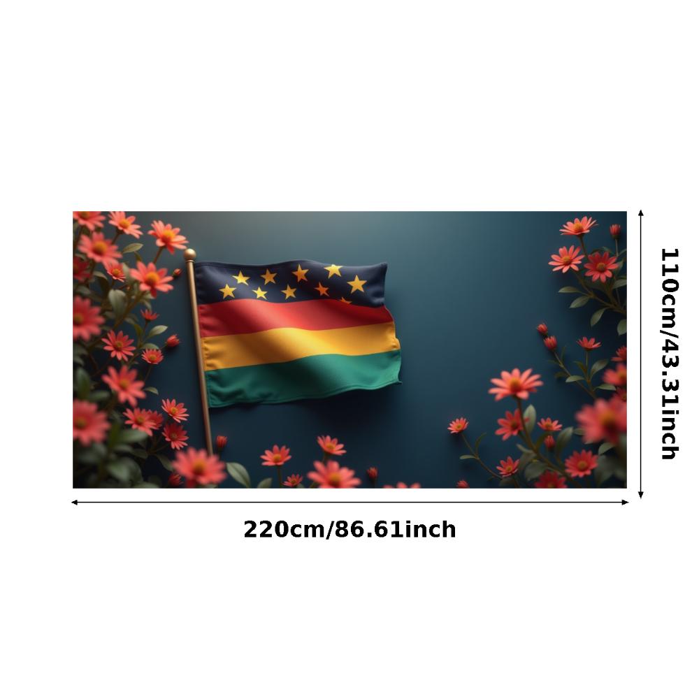 Patriotic Theme Flag Banner National Celebration Banner Flag Display for Patriotic Event Indoor Display Community Event