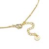 Collier - Luxenter - Wyrm - Or Jaune 18K - Cristal Multicolore - 41cm + 3,5cm De Rallonge