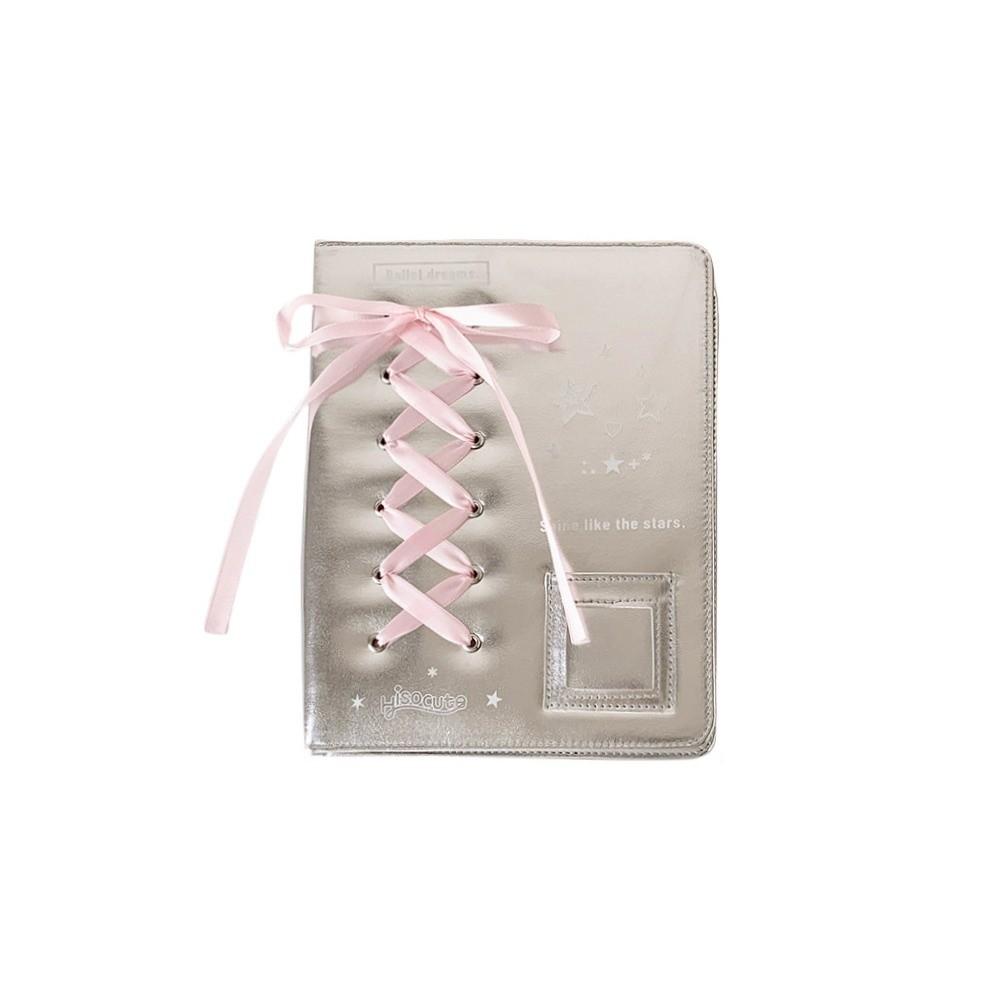 Balletcore Loose Leaf Photo Album Cover Bow Photocard Cover Soft A5/A7 Binder Notebook Cover  Study