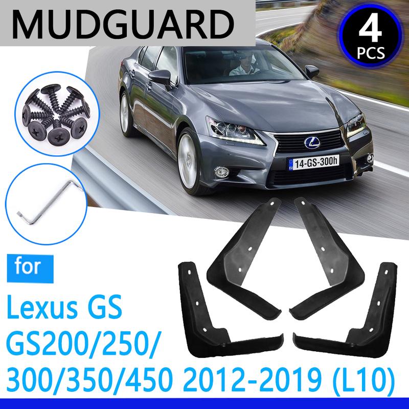 Mudguard for Lexus GS GS200 GS250 GS300 GS350 GS450 L10 2012~ 2014  Car Accessories Mudflap Fender Auto Replacement Parts