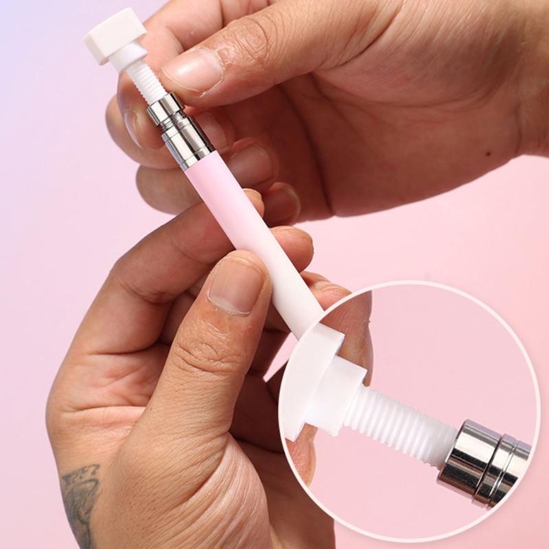 Rotating Nail Art Pen For Glitter Rhinestones With Gradient Wax Tip Perfect For Professional And DIY Manicure