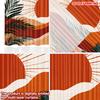 Set Of 2 Flat Printing Happy Valentine Day Curtain Mountain Sunrise Creativity Digital Printed Polyester Drapes Family Made