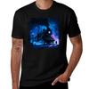 Snowy Night Steam Train EnchantUnisext TShirt Casual Fashion Short Sleeve Cotton TShirt