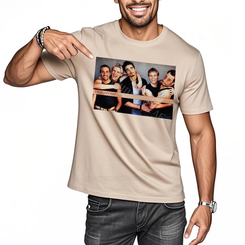 Tshirt Men Fashion Crew Neck Tshirt Group Photo On Tshirt Streetwear Round Neck Tee Cool Adult Round Neck Tee