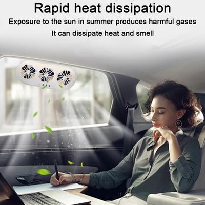 Solar Powered Car Window Fan Auto Solar Ventilation Fan Heat Elimination High-efficiency 5000Rpm