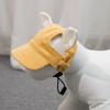 Pet Baseball Sun Hat, Adjustable Breathable Outdoor Visor Cap for Corgi Teddy Golden Retriever Puppy 20 Colors Lightweight Dog Sun Protection Hat