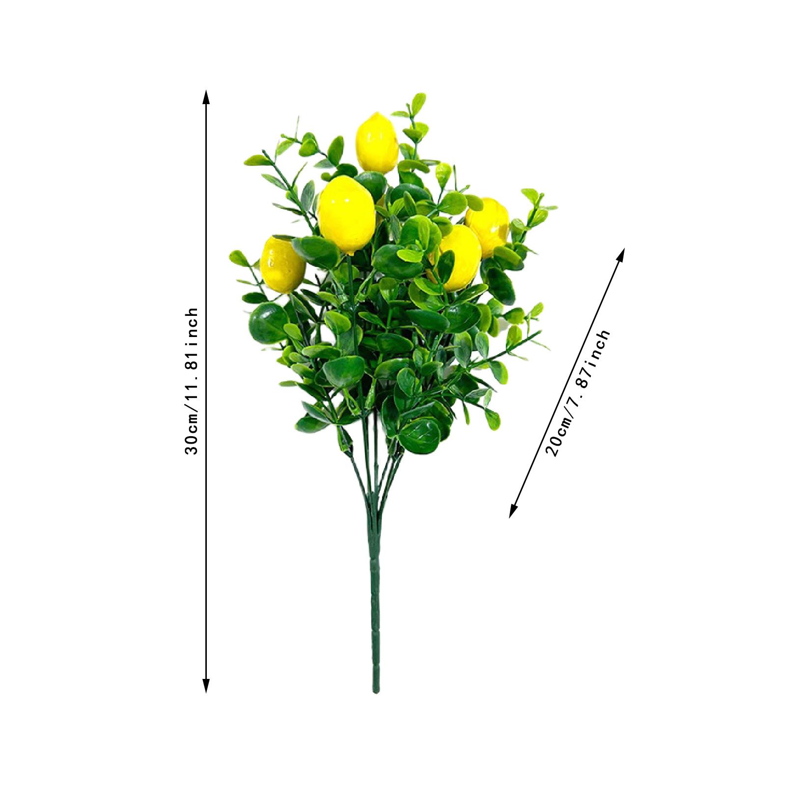 

1 шт. Искусственная ветка лимона Весенняя поддельная цветочная композиция для дома гостиной День святого Валентина годовщина Декор