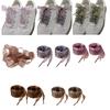 Leopards Print Organza Shoe Laces 140cm Long 25mm Wide Flat Shoelaces Organza Shoelaces for Adult Kid Trainers Sneakers