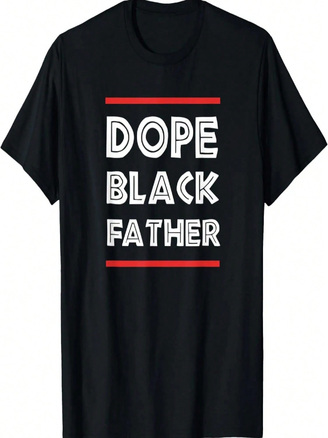 Dope Black Father Dad African American Gift T-Shirt S разноцветный