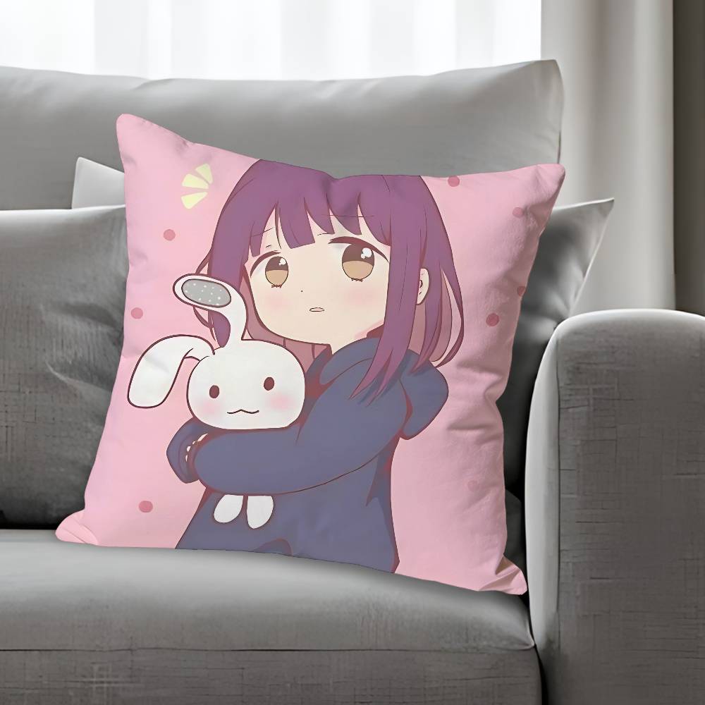 Cute MMenhera CChan Anime Celebrity Merchandise AllMatch Printed Pillow Case Sofa Car Office Room Decoration Protector