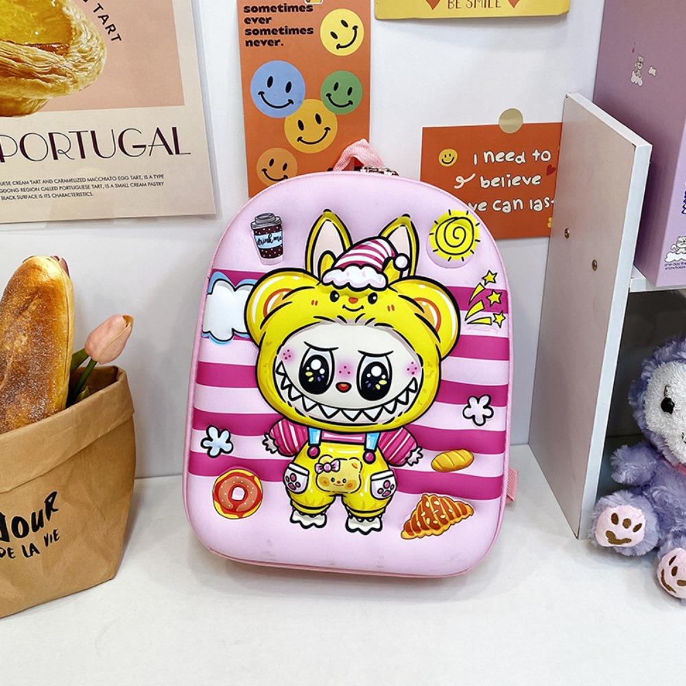 Cute Cartoon Boys and Girls Backpack Kindergarten Bag Outdoor Hard Shell Small Bag