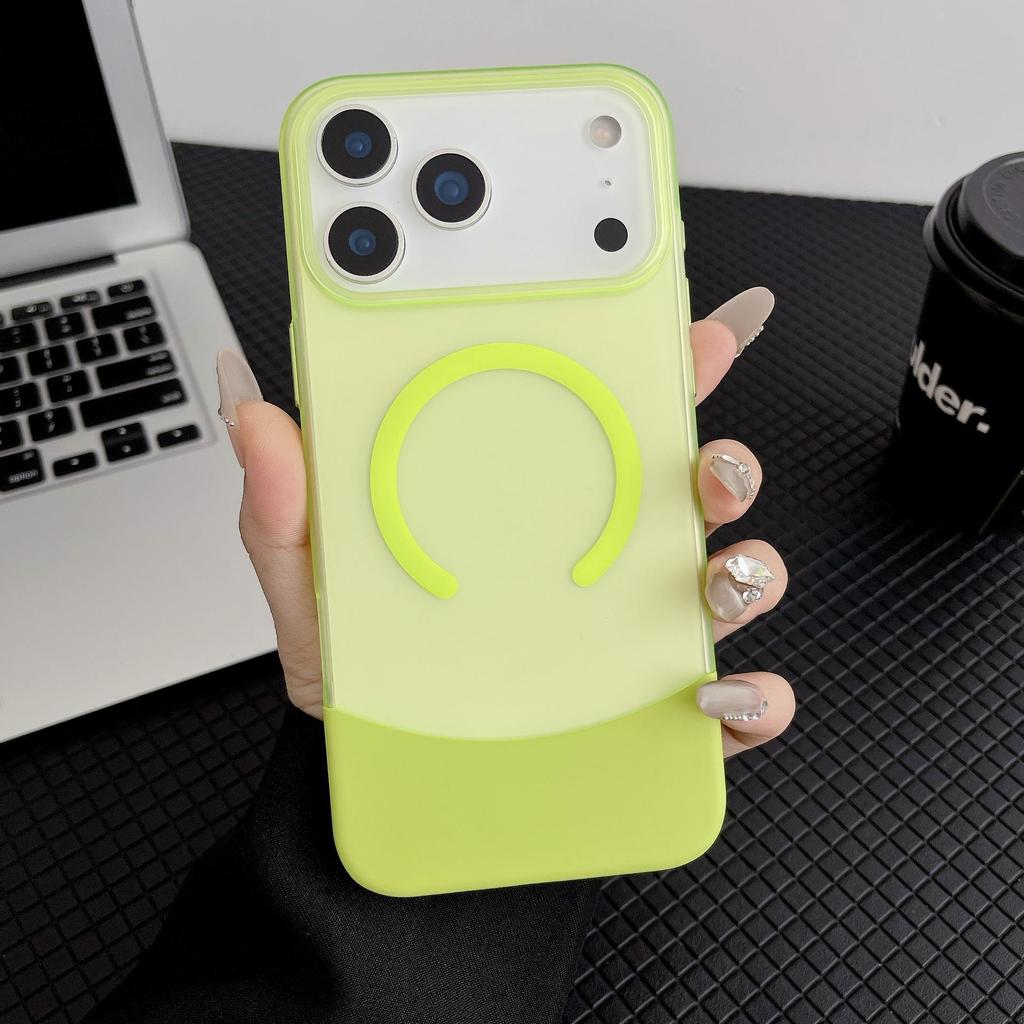 iPhone 16 Magnetic Case: Semi-Transparent, Skin-Feel Frosted, Large Hole Protection, Compatible with 15/14 Models