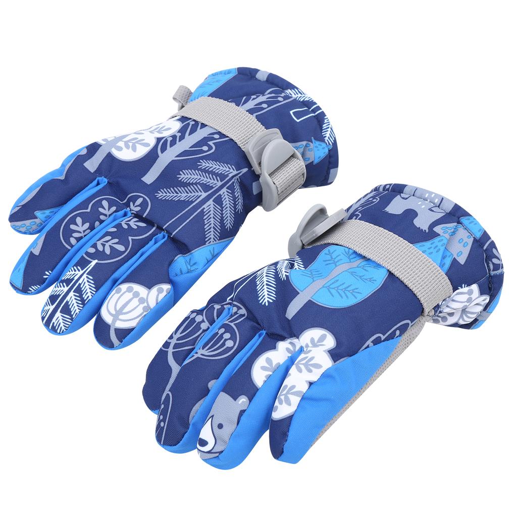 Winter Children Kids Ski Gloves Waterproof Thicken Warm Glove Windproof for Outdoor Sports