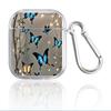 Clear Earphone Cases Cover Case For Airpods Pro 4 Pro3 3 2 1 Pro2 Cartoon Butterfly Pattern