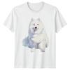 Samoyed Dog TShirt Pet Lover Gift For Him And Her
