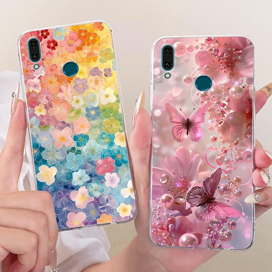 For Huawei Y9 2019 Case JKM-LX1 JKM-LX2 JKM-LX3 New Luxury Painted Cover Soft Slim Phone Case For Huawei Y9s Y 9 S Y9 2019 Shell