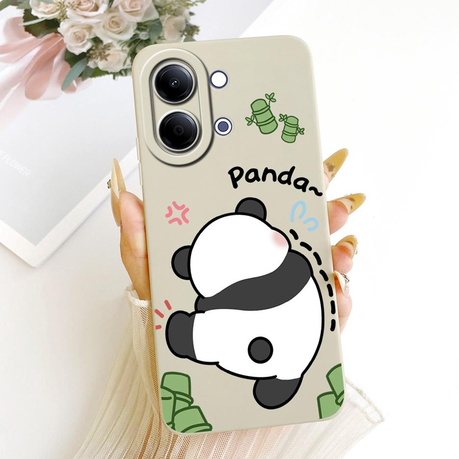 For Vivo Y05 4G Case Cute Dog Panda Cartoon Cover Shockproof Soft TPU Phone Case For Vivo Y11d Y 05 VivoY05 VivoY11d Fundas Bags