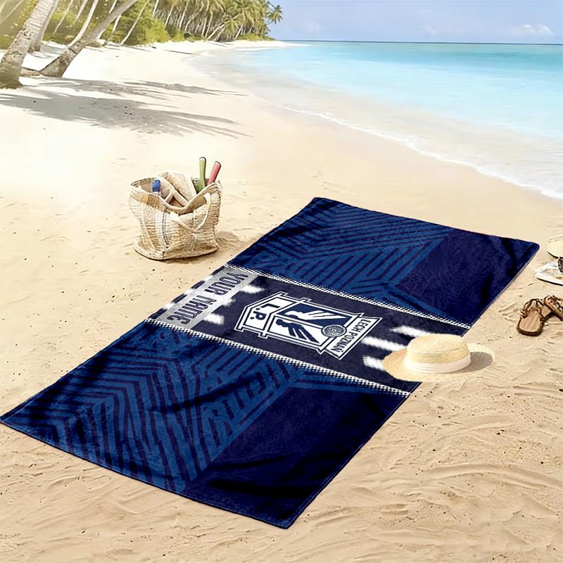 Lech Poznan Print Beach Towel, Large Soft Quick Dry Towel for Beach Camping Swimming