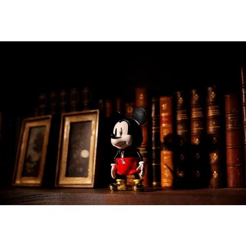 TAMASHII NATIONS Chogokin Disney Character Super Transformation Mickey Mouse by Kunio Okawara, Approximately 125mm Die-cast, ABS, and PVC Pre-painted