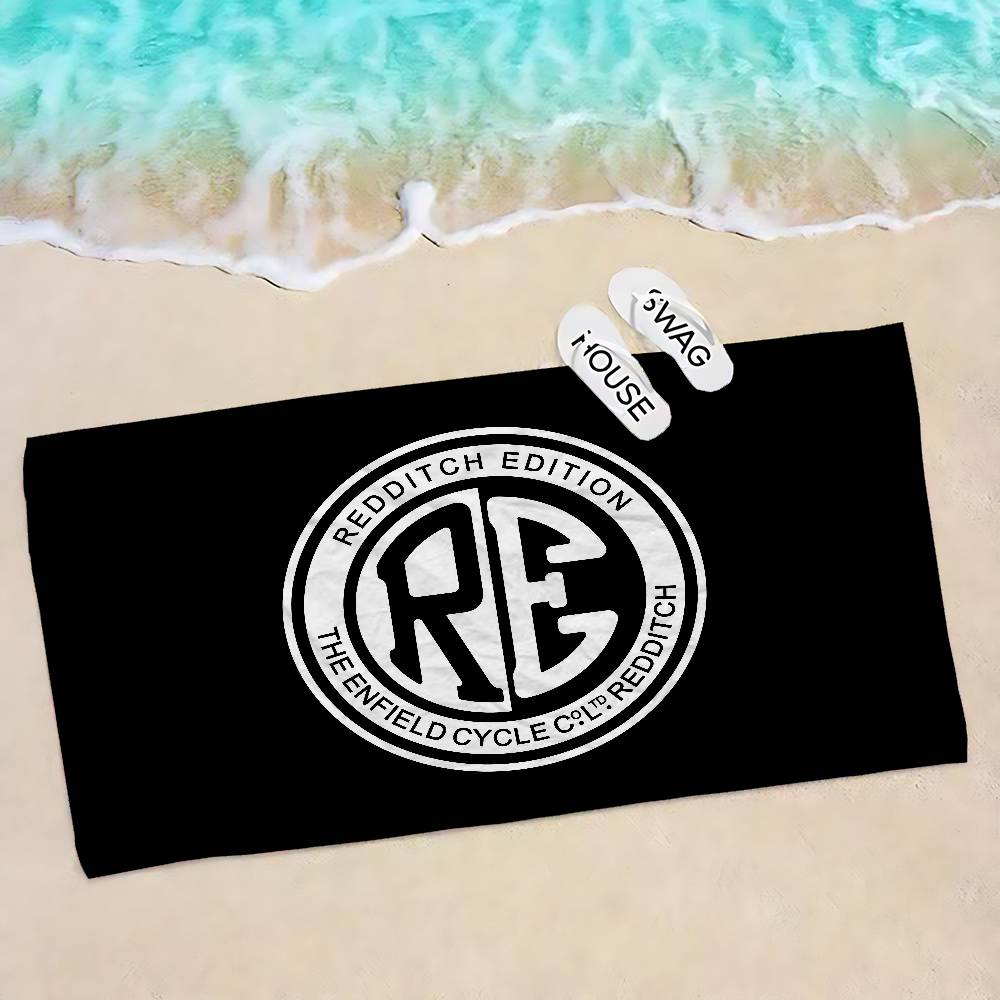 ROYAL ENFIELD Motorcycle Logo Bath Towel Microfiber Soft Water Absorbing Breathable For Girl Kids Decorative Cartoon Beach Towel
