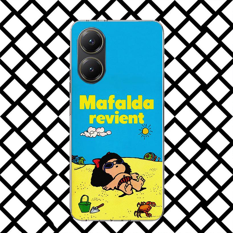 Mafalda Cartoon Phone Case for Xiaomi Poco F7 Ultra X7 X6 X5 Pro X4 Gt M8 M7 Redmi 15 15C 13 13C 12 12C Soft Cover Fundas Poco F