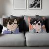 H-Haruhi Fujioka Cartoon Cushion Cover Inches Farmhouse Decor Home Throw Pillow Covers For Couch Decorations