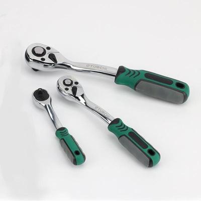 1 pièce 1/2 1/4 3/8 Clés volantes 24/72 dents Clé à cliquet rapide Clé à douille bidirectionnelle Outils de réparation Pour Véhicule Vélo