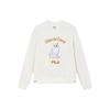 Heritage Series Cat Letter Print Casual Pullover Sweatshirt Women Sweatshirt Light-Beige F11W348210F-IV
