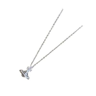Élégant Collier Superposé Planète 3D et Perles Chaîne de Cou en Acier Titane Chaîne de Pull pour Toute Occasion Cadeau