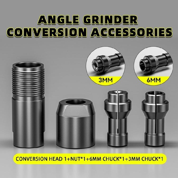 Practical Steel M10 Thread Converter Universal Adapter For Angle Grinder Straight Grinder Accuracy Fit Quickly Tool Transformation