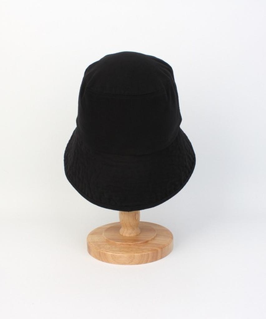 Washing Black Overfit Bucket Hat