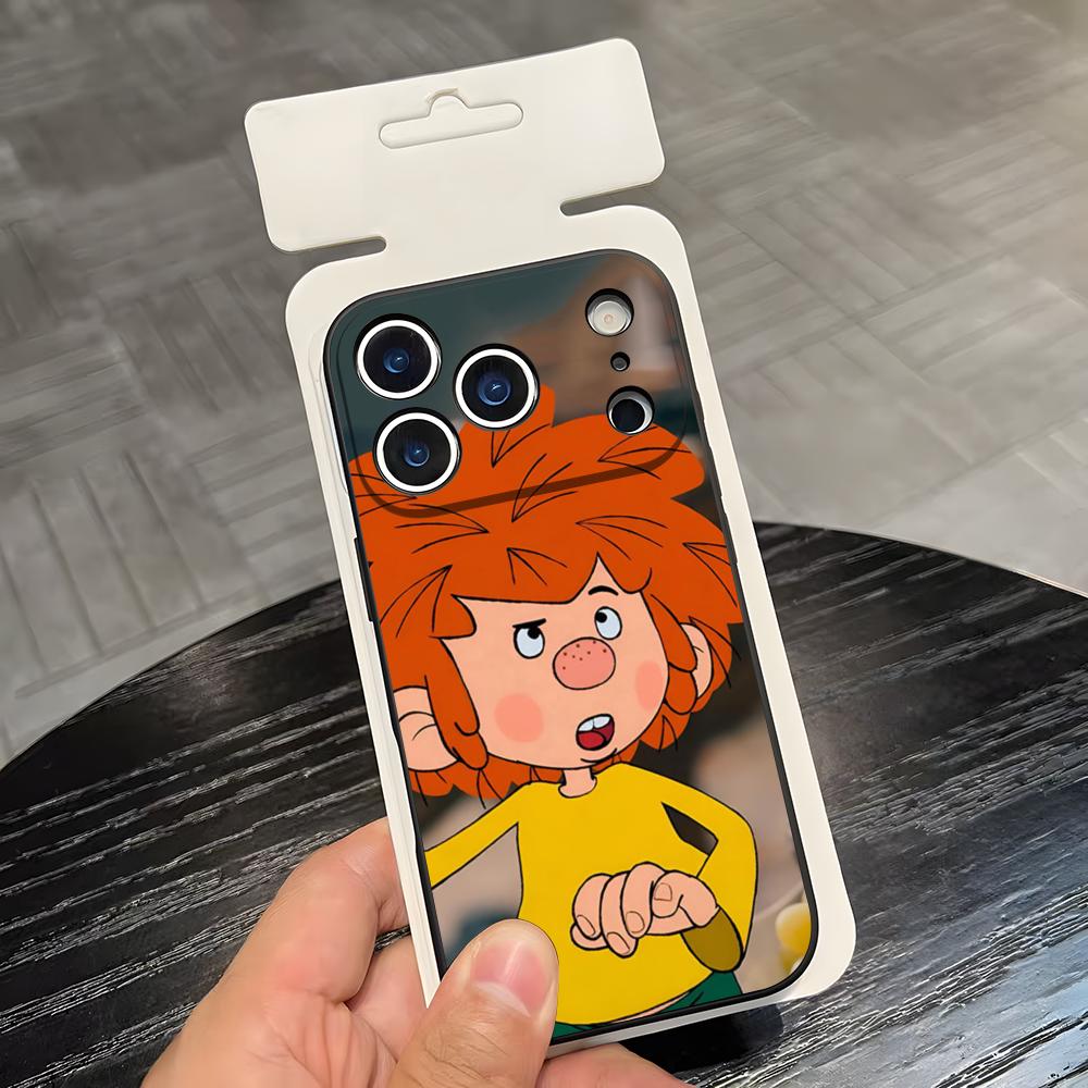 

M-Meister E-Eder Und Sein P-Pumuckl Phone Case For IPhone 17 Air 16 E Pro Max 15 14 13 Mini 12 Pro 11 Max Plus Black Soft Shell iPhone17 Air