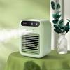 Portable Mini Air Cooler with USB Charging & Spray Humidification, 300ml Water Tank, 3-Speed Quiet Personal Cooling Fan for Home