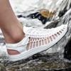 Lässige Sandalen für Herren, Sommermode, atmungsaktive Sandalen, Wasser-Strand-Schuhe, modischer Aqua-Schuh, Übergröße, 38