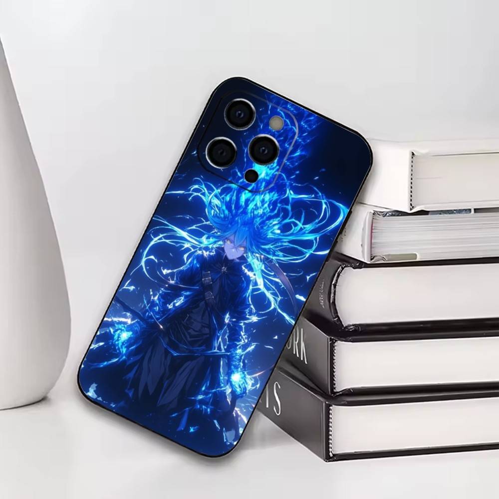 

That Time I Got Reincarnated as a Slime Phone Case For iPhone17,16,15,14,13,12,11 Plus,Pro Soft Silicone Black Cover iPhone14Pro