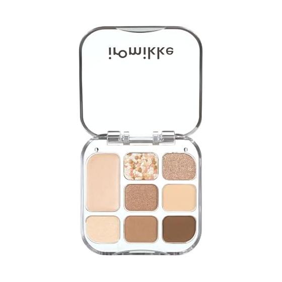 [LDK 2025 Best Cosmetics Grand Prize Winner Palette Eye Shadow Category] iromikke 8 Color Eye Shadow Palette 01 Brown Sugar High Color Matte Pearl