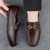 Casual Leather Shoes for Men Soft Sole 2024 Stylish Mens Loafers Fashion Designer Male Slip on Footwear Leisure Walk Moccasins