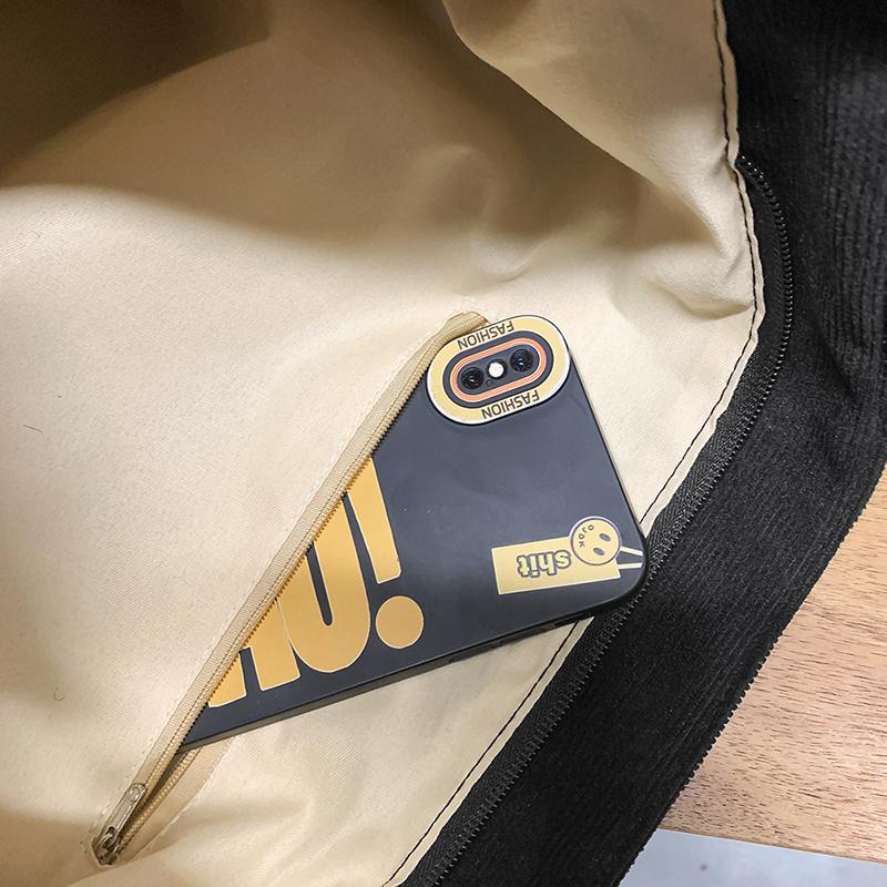 Crossbody Bag Women's Large Capacity Canvas Bag Student Class Commuter Shoulder Bag