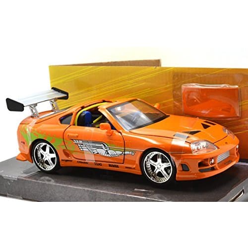 JadaToys 1:24 Scale "FAST & FURIOUS" "BRAIAN'S TOYOTA SUPRA" (ORANGE)