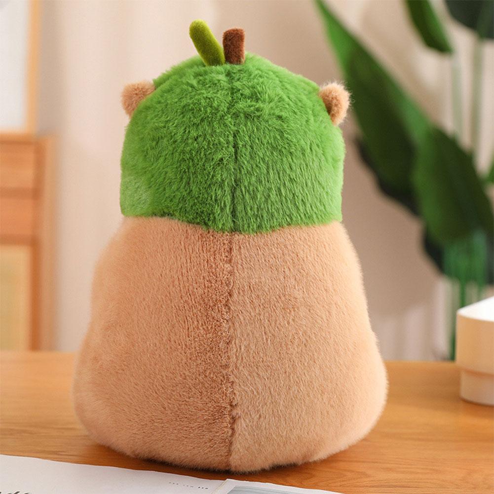Brown Capybara Plush Doll Cute Brown Capybara Plushie Doll Gift for Kids Adults