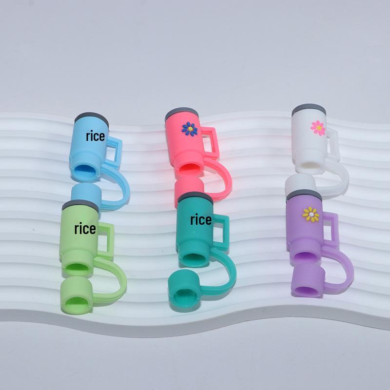 Stanley 40oz Ice Cup Flower Straw with 10mm Dust Cap