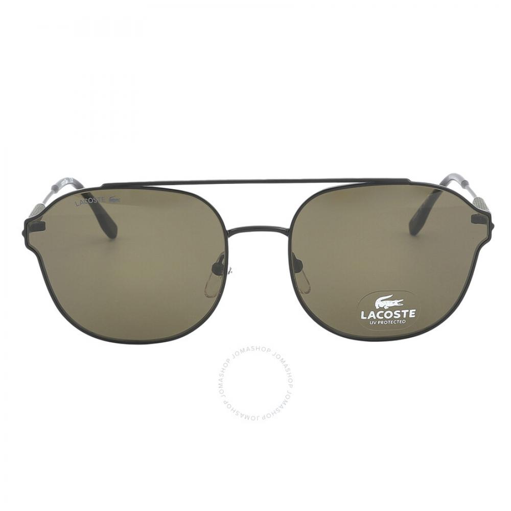 

Lacoste Brown Pilot Unisex Sunglasses L103snd 001 58