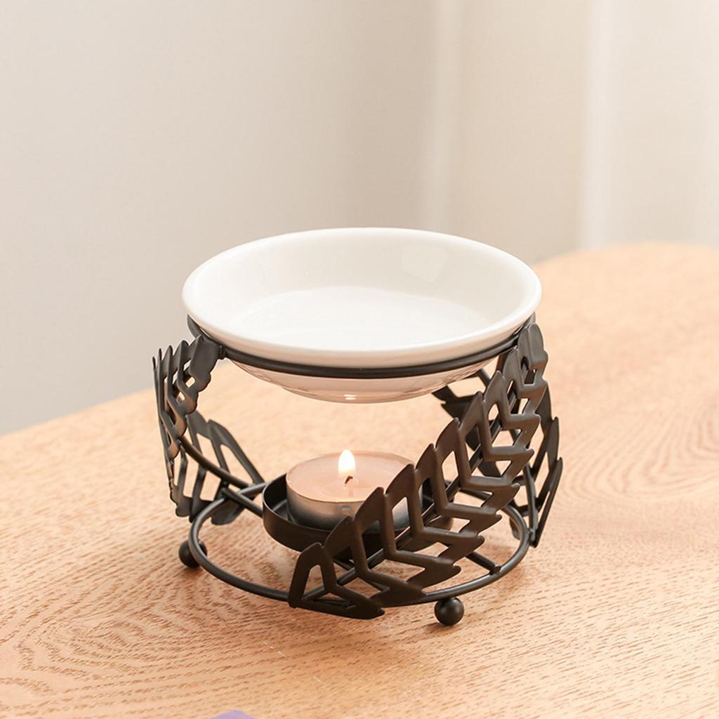 Ceramic Oil Burner Candle Holder for Romantic Home Ambiance