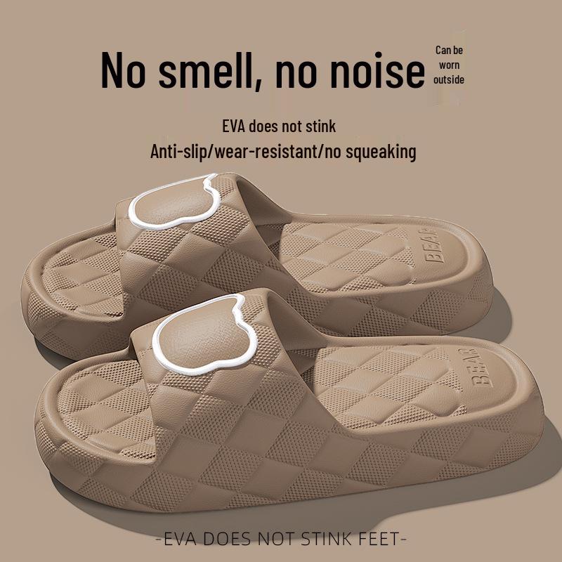 EVA Non-slip Indoor Bathroom Sandals for Men & Women - Thick Sole, Deodorant Summer Slippers