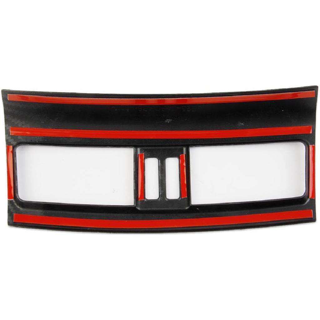 Korlot Karbonfaser-Stil Mittelkonsolen-Klimaschlitz-Abdeckung Zierleisten Zubehör für Pontiac G8