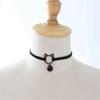 Cat Clavicle Chain Cat Bell Pendant Choker Cute Cat Chocker Necklace Goth Choker
