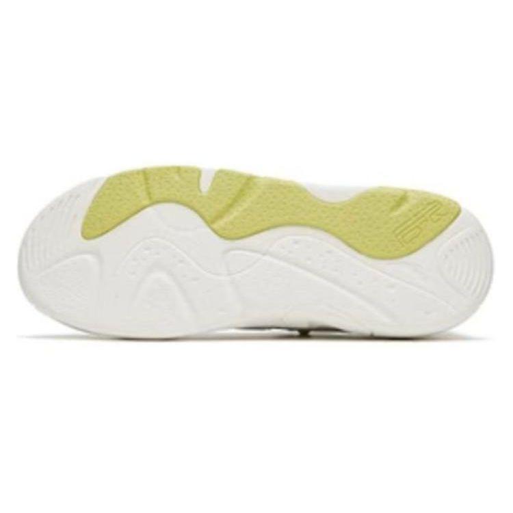 Anta Lifestyle Series Non-Slip Wear-Resistant Low-Top Skate Shoes Men Sneakers White Yellow 112328052-3