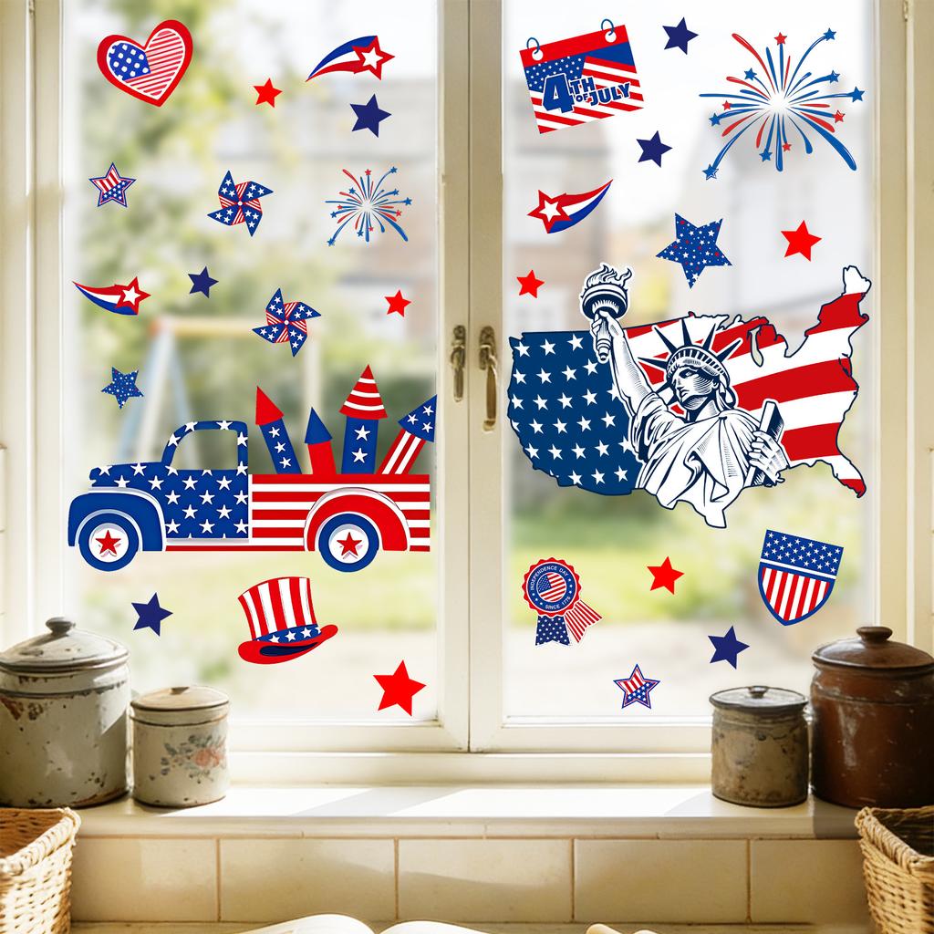 Glass Stickers for Bedroom, Living Room and Balcony Windows for Decoration