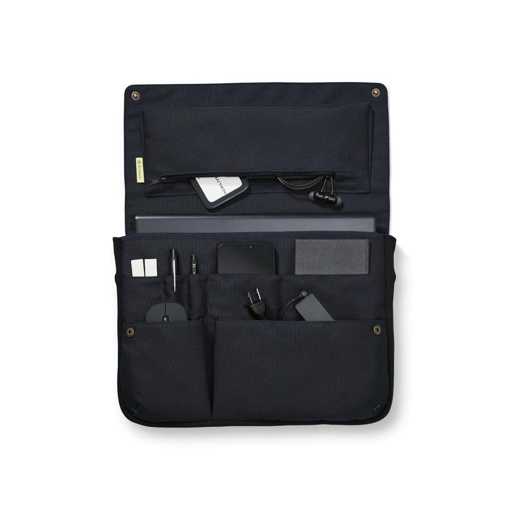 Amazon.co.jp Exclusive Kokuyo Bag-in-Bag Laptop Bag, 13.3-inch Clutch Bag, A4 Size, Horizontal, Business, BIZRACK, Black, AMKAHA-BRB130D